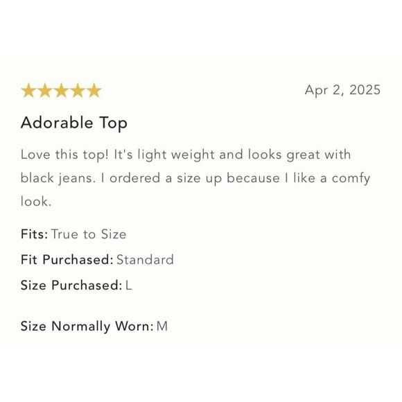 NWT Size M - The Caitlin Boxy Tee by Maeve: Long-Sleeve Edition (NWT US$58) - Picture 15 of 16